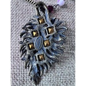 Jay Strongwater Vintage Art Glass Necklace